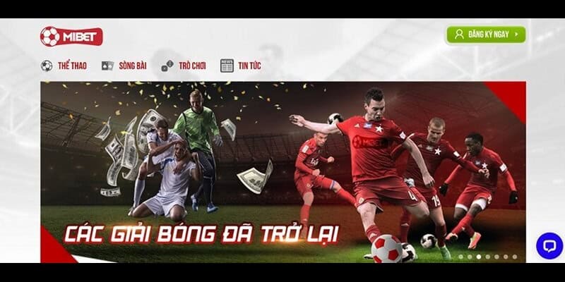 Các kèo cược bóng đá tại Mibet