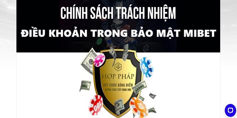 Điều khoản trong bảo mật tại Mibet